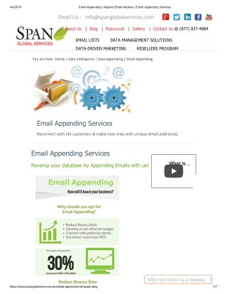 Email Append - Email Data Group