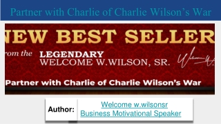 Partner with Charlie of Charlie Wilson’s War