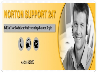 Norton Ondersteuning Nummer Belgie: 32-81625657