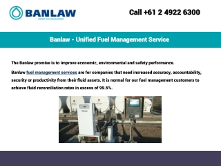 Banlaw - Unified Fuel Management Service