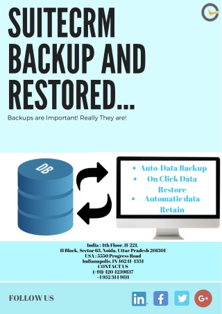 CRM Backup and Restore-SuiteCRM Instance Backup