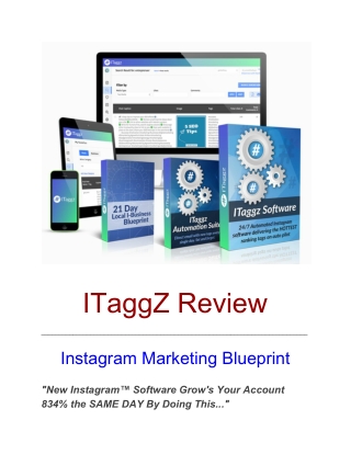 ITaggZ Review - Instagram Marketing Blueprint