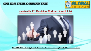 Australia IT Decision Makers Email List