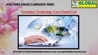 Formdocs Technology Users Email List