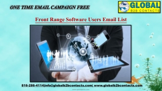 Front Range Software Users Email List