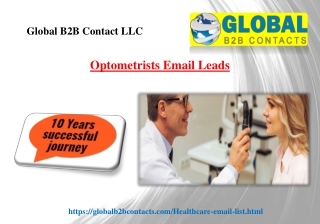 Optometrists Email Leads