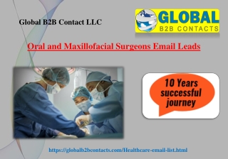 Oral and Maxillofacial Surgeons Email Leads