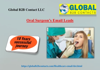 Oral Surgeon’s Email Leads