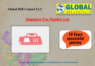 Singapore Fax Number List