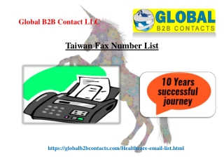 Taiwan Fax Number List