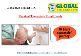 Physical Therapists Email Leads