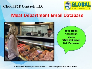 Meat department email database