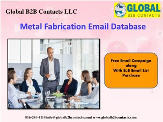 Metal Fabrication Email Database