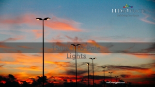 LED Pole Lights - Outdoor Street Security Lighting