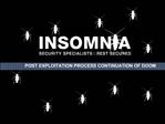 POST EXPLOITATION PROCESS CONTINUATION OF DOOM