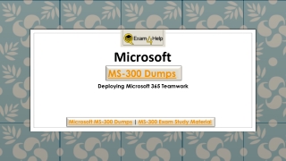 Download Updated Microsoft MS-300 Exam Questions - Microsoft MS-300 Dumps Exam4Help