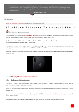 iOS 12 Features List (12 Hidden Features)