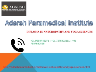 Best diploma in naturopathy and yoga sciences course in pune,bhosari,deccan,hadapsar,Maharashtra.