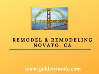Remodel & Remodeling Novato, CA