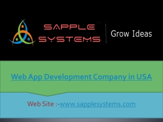 Web App Development Company in USA