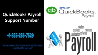 Dial QuickBooks Payroll Support Number 1-855-236-7529 to acquire best possible support