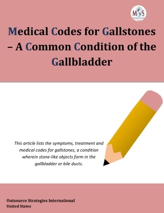 Medical Codes for Gallstones – A Common Condition of the Gallbladder