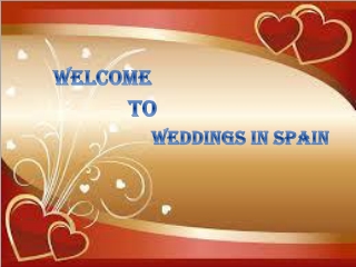 Weddings Spain