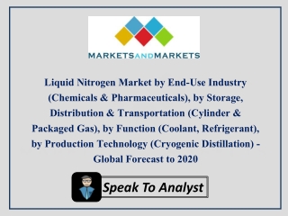 Fastest-Growing Segment for Liquid Nitrogen During the Review Period