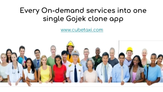 Every On demand services into one single Gojek clone app