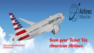 American Airline Reservation Booking