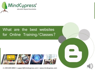 What are the best websites for online training/Classes? MindCypress