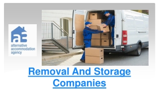 Removal And Storage Companies