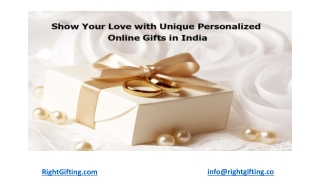 Show Your Care for Your Loved One with Personalized Gifts Online India