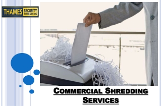 Commercial Shredding Services