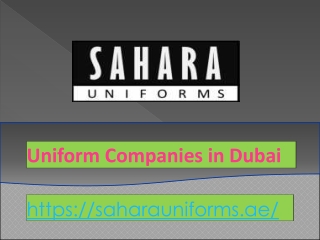 Uniform Companies in Dubai