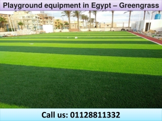 Playground equipment in Egypt – Greengrass