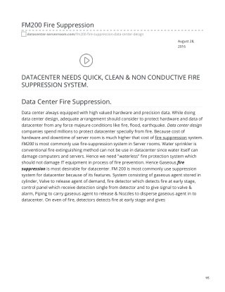 Data Center Fire Suppression. #firesuppression #GaseoussuppressionforDatacenter https://www.datacenter-serverro