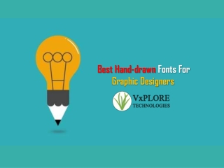 Best Hand-drawn Fonts For Graphic Designers