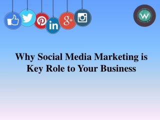 Why Social Media Marketing is Key Role to Your Business
