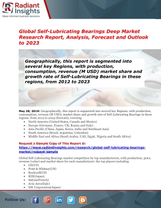 Self-Lubricating Bearings Market Opportunity and Industry Expansion Strategies 2023