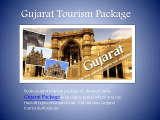 Gujarat tourism package