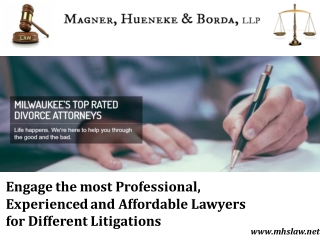 Professional, Experienced and Affordable Lawyers in Milwaukee