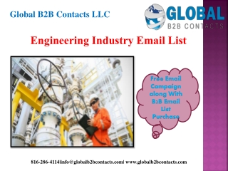 Engineering Industry Email List