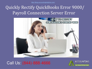 Quickly Rectify QuickBooks Error 9000