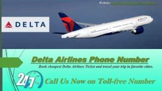 What is delta airlines Phone Number for customers?