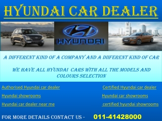 Hyundai car dealer