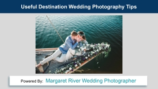 Useful Destination Wedding Photography Tips