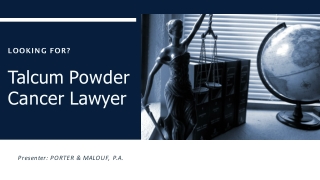 Ovarian Cancer - Talcum Powder Lawsuit Lawyers