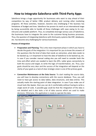 How to Integrate Salesforce with Third-Party Apps