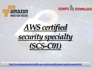 Prepare Amazon AWS-Security-Specialty By Dumps4download.us Specialist Planned Study Material
